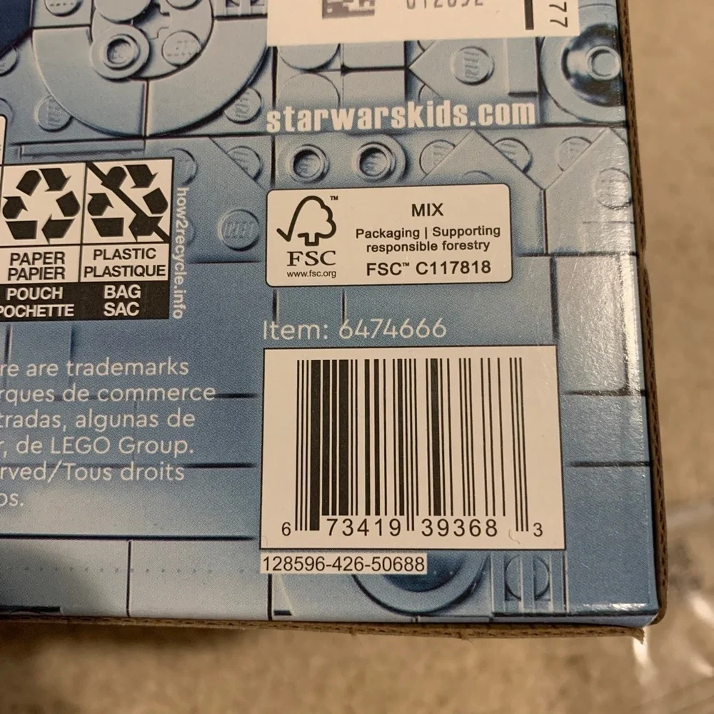 LEGO Star Wars Qui-Gon Jinn RARE VARIANT REDDISH BROWN 75383